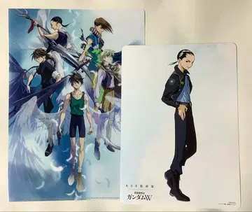 건담 W 애니메이트 특전 클리어 파일 비주얼 보드 오비탈