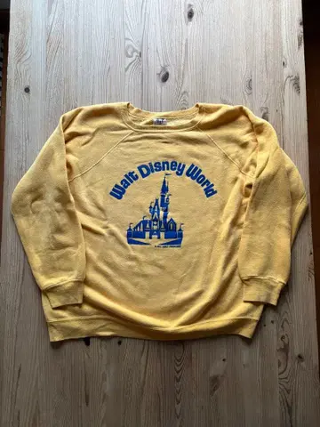 빈티지 맨투맨 walt disney 플로키 래글런 가제트