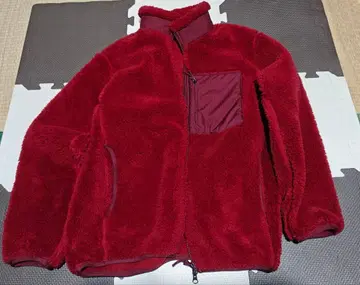 유니클로 방풍 플리스 자켓 레드