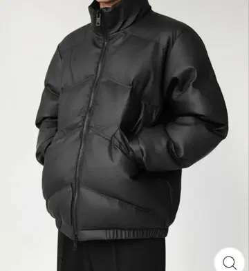 [HOHO] PU 가죽 코튼 다운 NA535