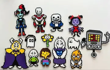 언더테일 캐릭터 펄러비즈 세트