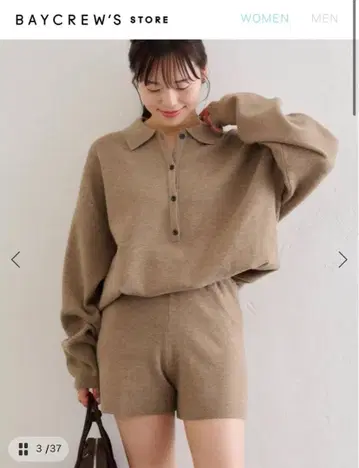 UbySPICK&SPAN 칼라 니트 올인원