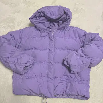 다운 80% 따뜻한 라벤더 퍼플 여성용 다운 자켓 M38