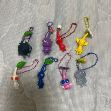 피크민 구미 키링 8개 세트