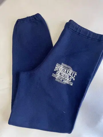 빈티지 90s 러셀 usa 제작 스웨트 팬츠 네이비