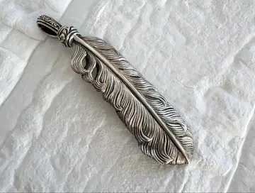 [새상품급] GALLION 오리지널 페더 목걸이 7cm