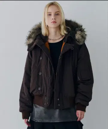 AIVER N-2B 플라이트 블루종 브라운