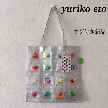 택 포함 새상품! yuriko eto PVC 토트백 클리어
