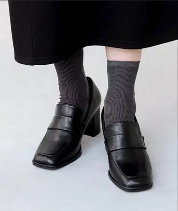 스퀘어토 6.5cm 힐 로퍼