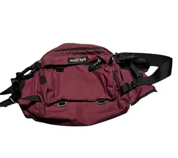 mont-bell 힙색 웨스트 파우치 팥색