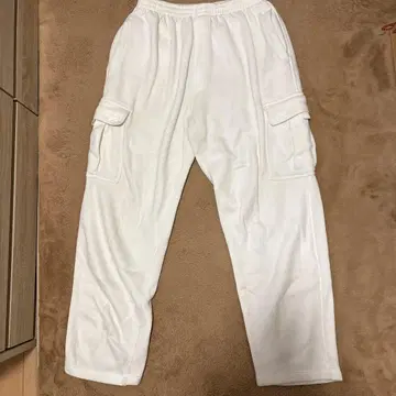 구제 의류 CARGO 화이트 맨투맨 카고 팬츠 XL