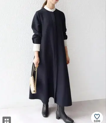 SHIPS any: 더블 크로스 A 라인 셔츠 원피스