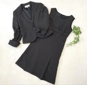 자켓 & 원피스 11호 블랙 도트 무늬 세레모니 포멀