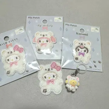 산리오 세리아 파일 와펜 폭신폭신 스노우 가챠가챠