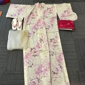 기모노 세트 핑크