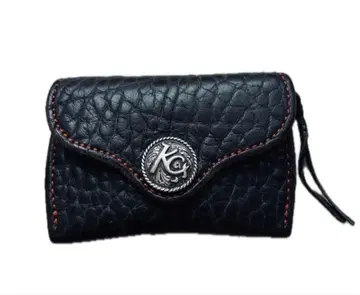 KC'S 순은 네이비 코인 케이스 일본제 케이시즈