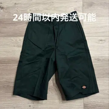 디키즈 하프 팬츠 다크 그린 28인치