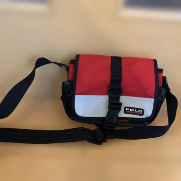 POLO 스포츠 숄더백 레드/화이트