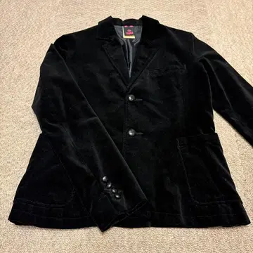 엑스걸 블랙 벨벳 테일러드 자켓 사이즈 2