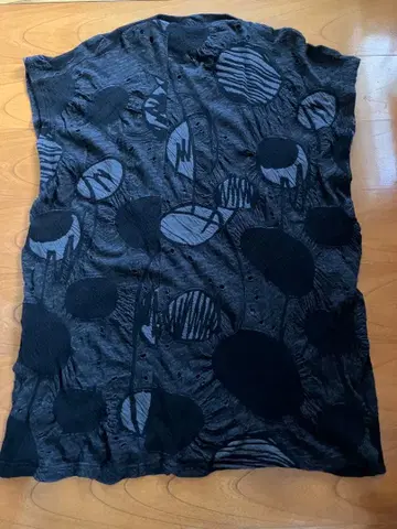 센소유니코 아가후 추상 무늬 튜닉 반팔