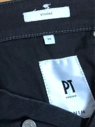 PT TORINO REGGAE 블랙 데님 34