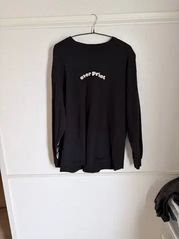 오버프린트 오버 이츠 빅 사이즈 롱 T