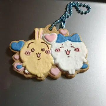 치이카와 (먼작귀) 아이싱 쿠키 키링 하치와레 토끼