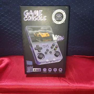 R36S 게임 콘솔 (클리어 퍼플)
