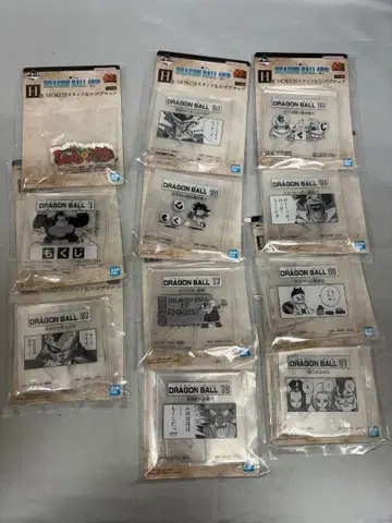 제일복권 드래곤볼 40th 제2탄 H상 11종 세트 MOKUJI 스탠드