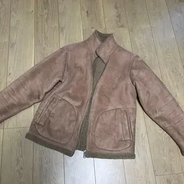 FINWAY 스웨이드풍 집업 자켓