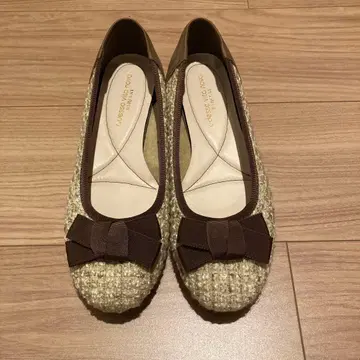 바클레이 리본 포함 플랫슈즈 23.5cm