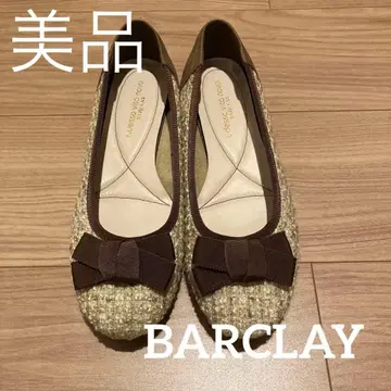 바클레이 리본 포함 플랫슈즈 23.5cm