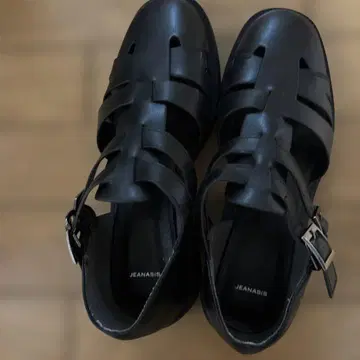 JEANASIS 샌들 블랙 L