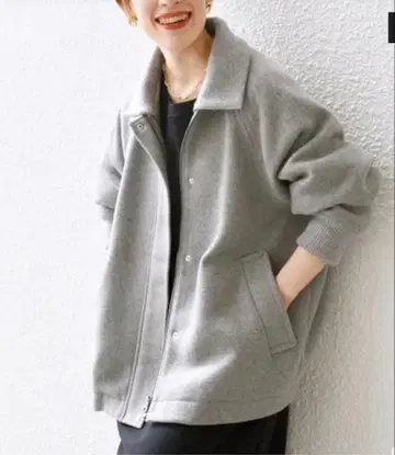 SHIPS any 2WAY 지퍼 블루종