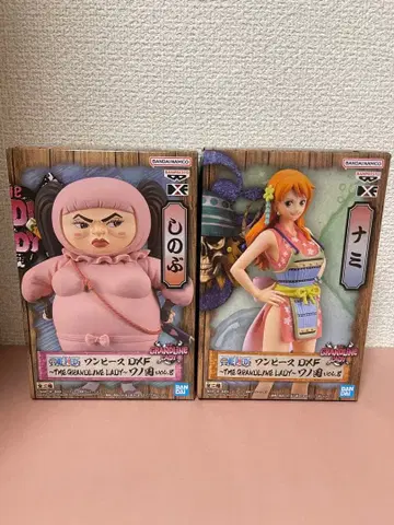 원피스 DXF 시노부 나미 피규어 2종 세트