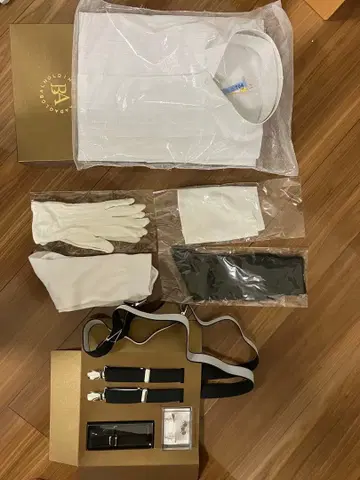 웨딩 신랑용 (2L) 드레스용 셔츠 등 6점 세트