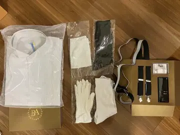 웨딩 신랑용 (2L) 드레스 셔츠 등 6점 세트