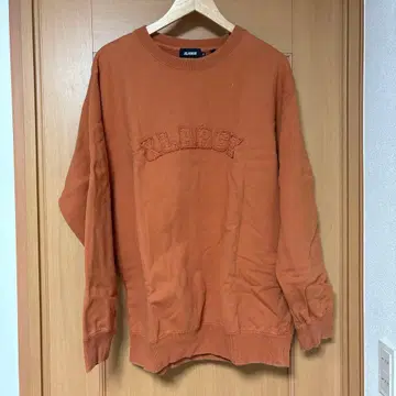 XLARGE 오렌지 스웨트 셔츠