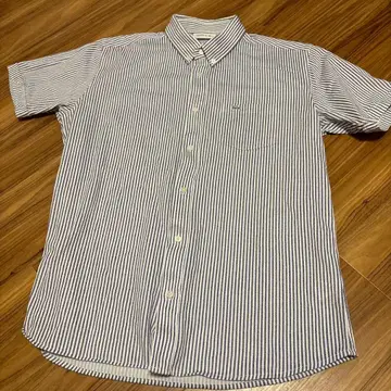Lacoste 스트라이프 버튼 다운 셔츠