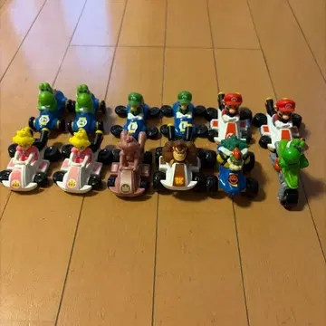 마리오 카트 캐릭터 미니카 세트