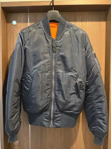 [ 새상품급 ] ALPHA MA-1 플라이트 자켓 네이비 S