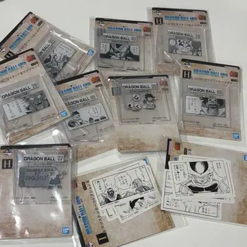 드래곤볼 1번 복권 H상 목지 스탠드 & 로고 북 (씰 2종 포함)