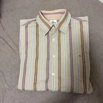 LACOSTE 스트라이프 셔츠 사이즈 4