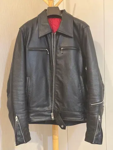 싱글 라이더 자켓 블랙