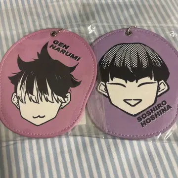 괴수 8호 나루미 겐 호시나 소우시로 패스 케이스