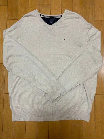 TOMMY HILFIGER V넥 니트 남성용 여성용