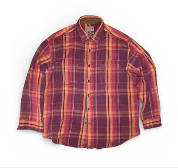 90s St. John's Bay Brawny 긴팔 플란넬 셔츠