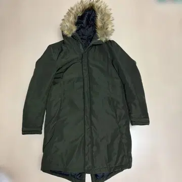 GGD 후드 부착 롱 다운 자켓 사이즈 2