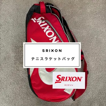Srixon 테니스 라켓백 빨간색/블랙
