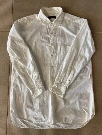 CASEY CASEY 화이트 페이퍼 셔츠 XS